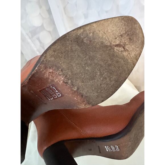 Free People TALL OTK GEORGIE Over the Knee Heeled Boots Caramel Brown 39 US 8 - Picture 9 of 11